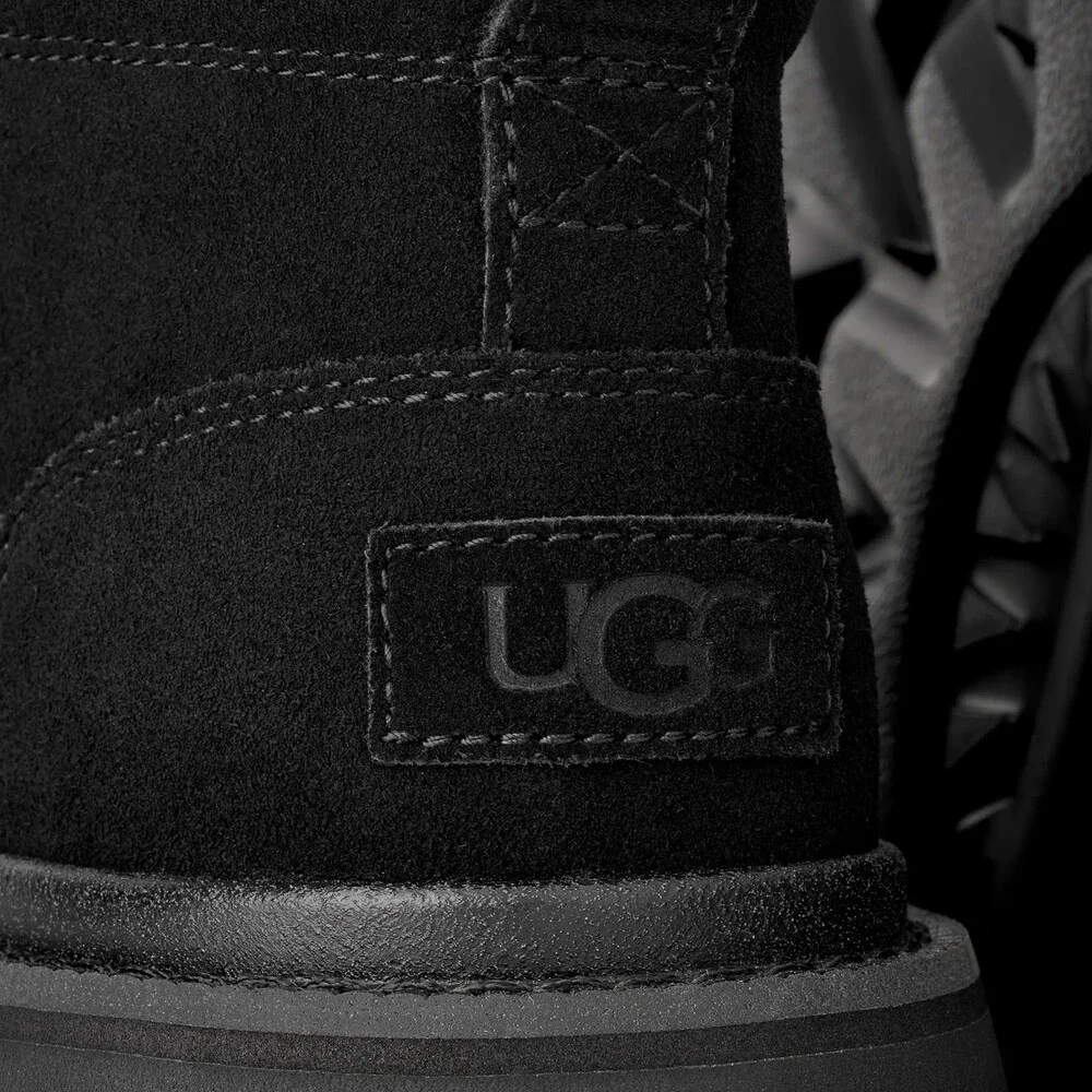 UGG Chukka Lug 1171113-BLK Boots Men's Black Suede Lace Up Ankle Chukka DDK1415